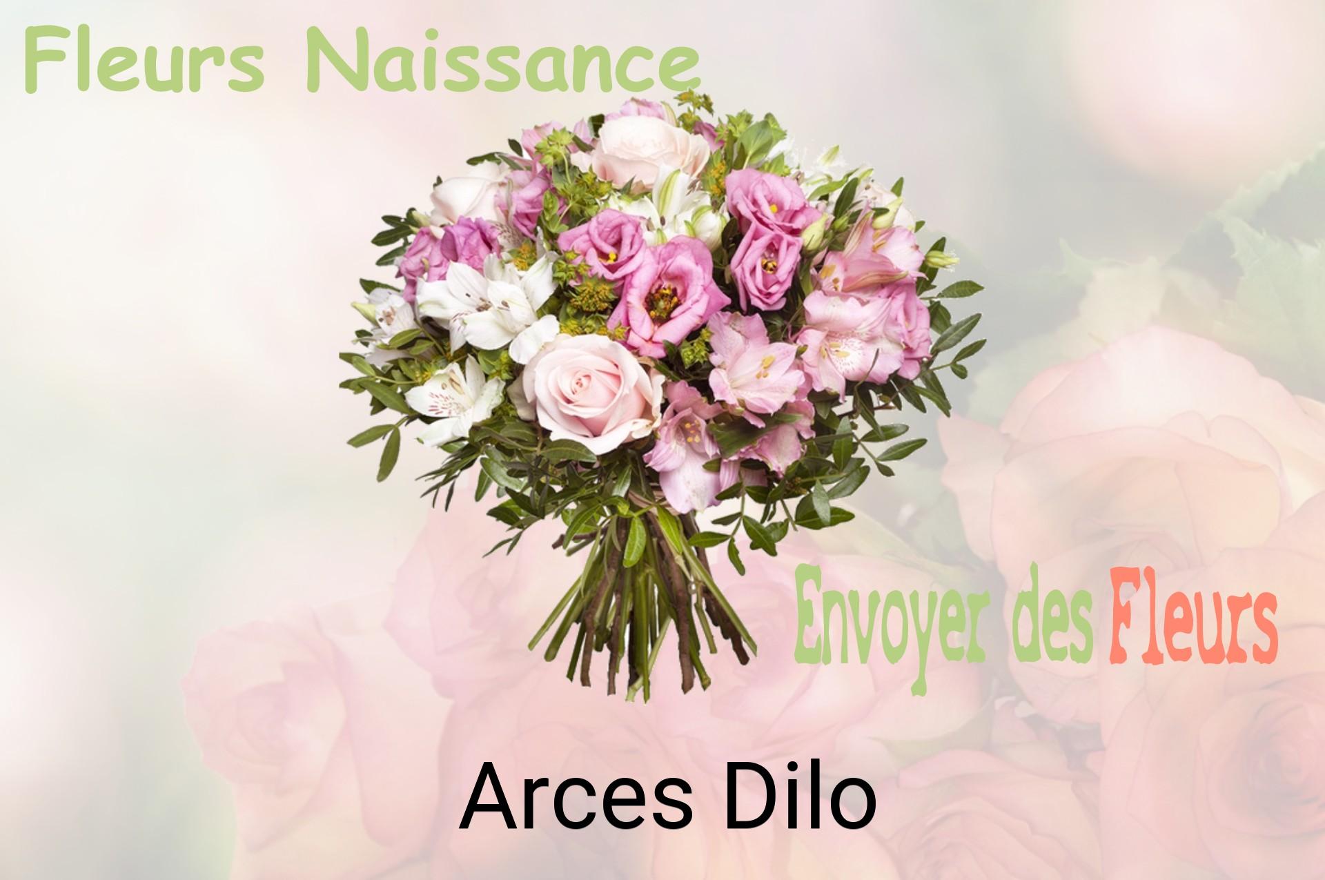 Bouquet de fleurs de naissance livré à Arces-Dilo