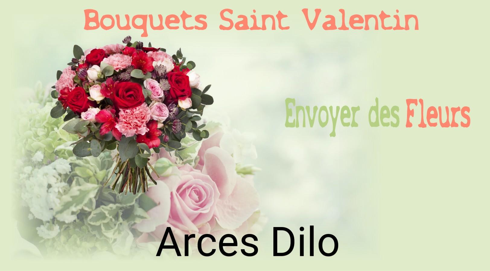 Roses de Saint-Valentin livrées à Arces-Dilo